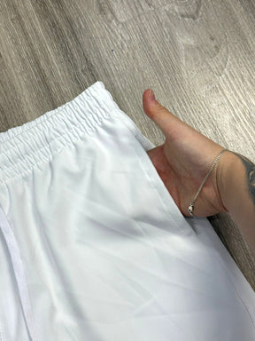 SHORTS TACTEL NK CLUB BORDADO - BRANCO