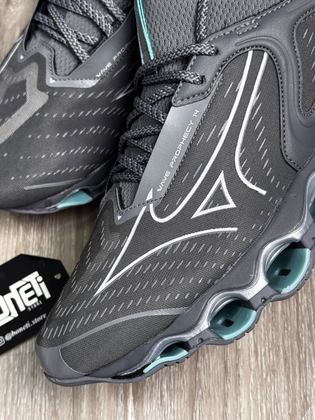 TÊNIS MZN WAVE PROPHECY 14 - GREY TIFFANY