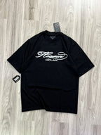 CAMISETA OVERSIZED OPLAN HEAVEN - PRETA