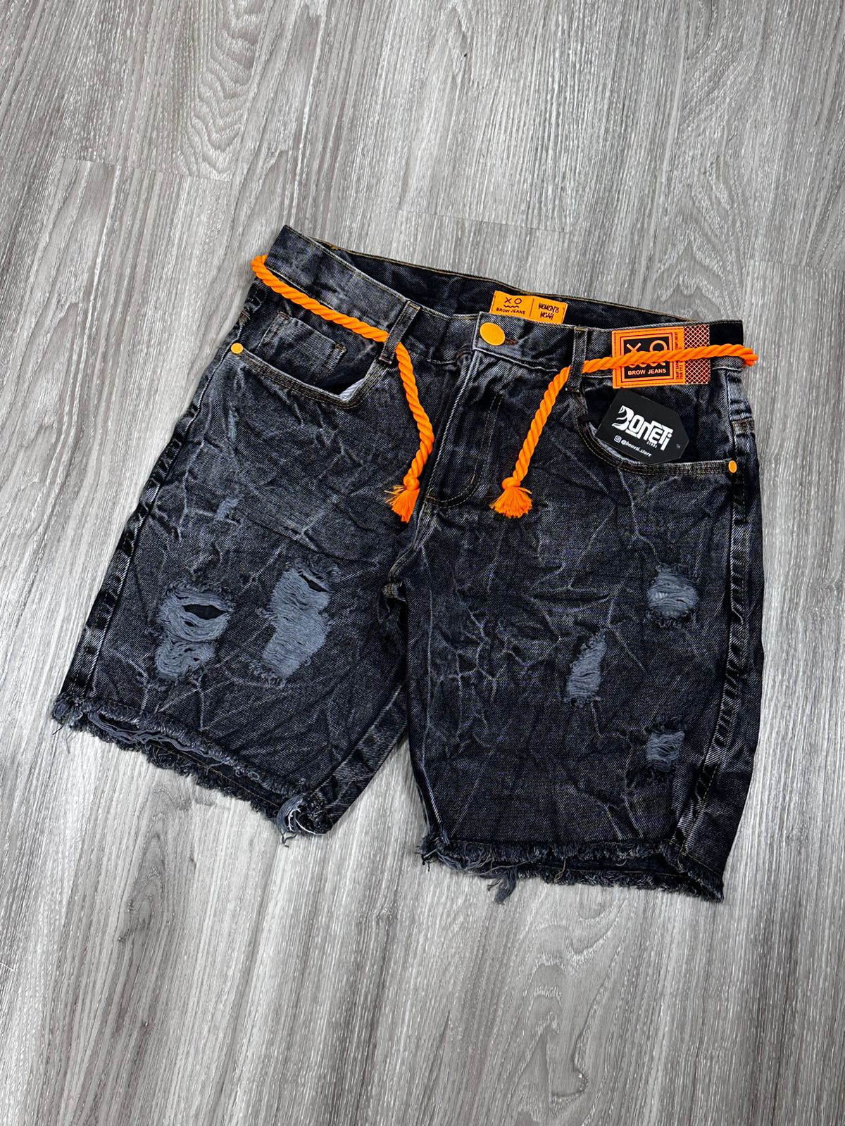 SHORTS JEANS BROW JEANS - 01