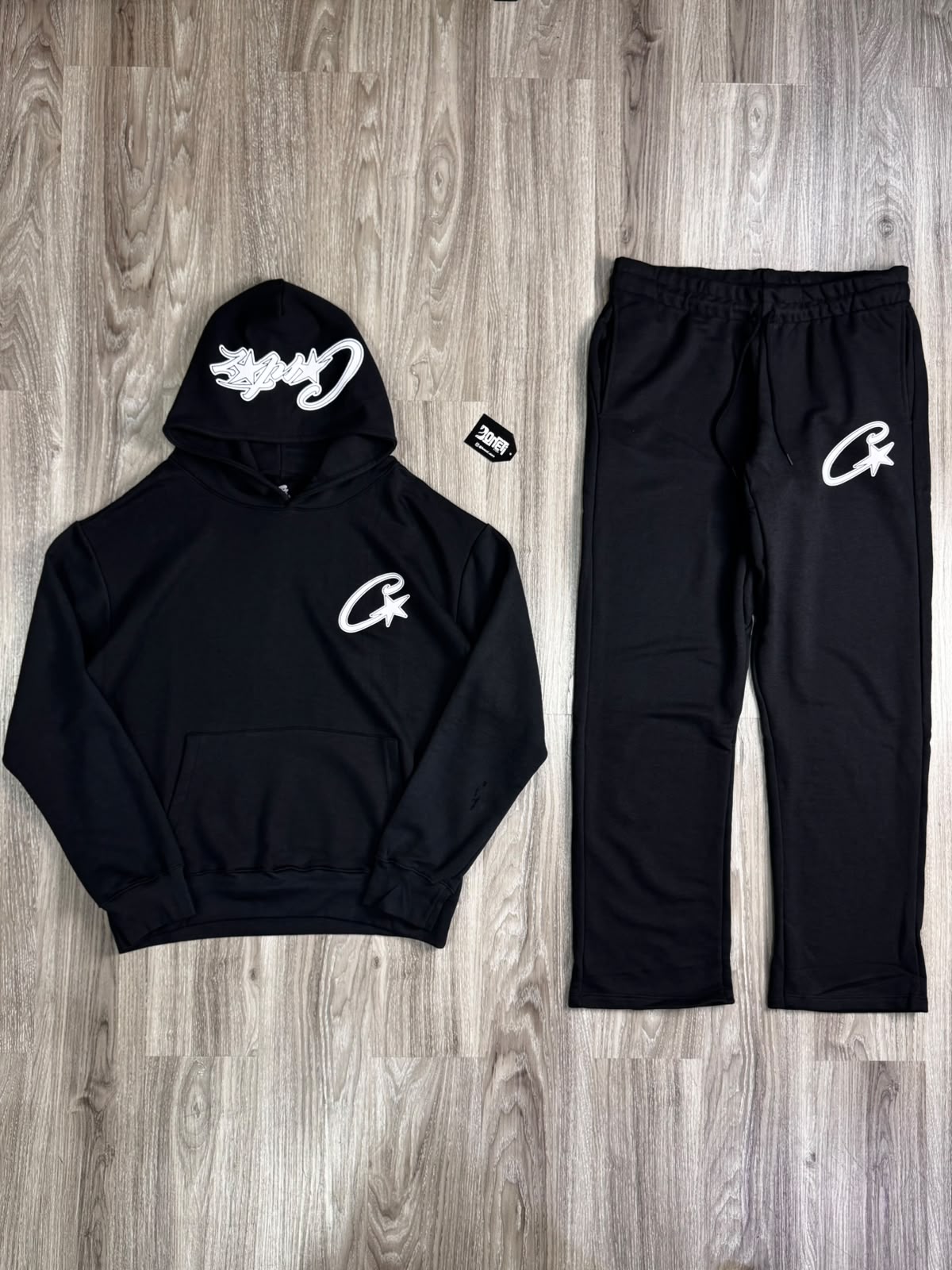 CONJUNTO CORTEIZ MOLETOM WINTER C-STAR - PRETO