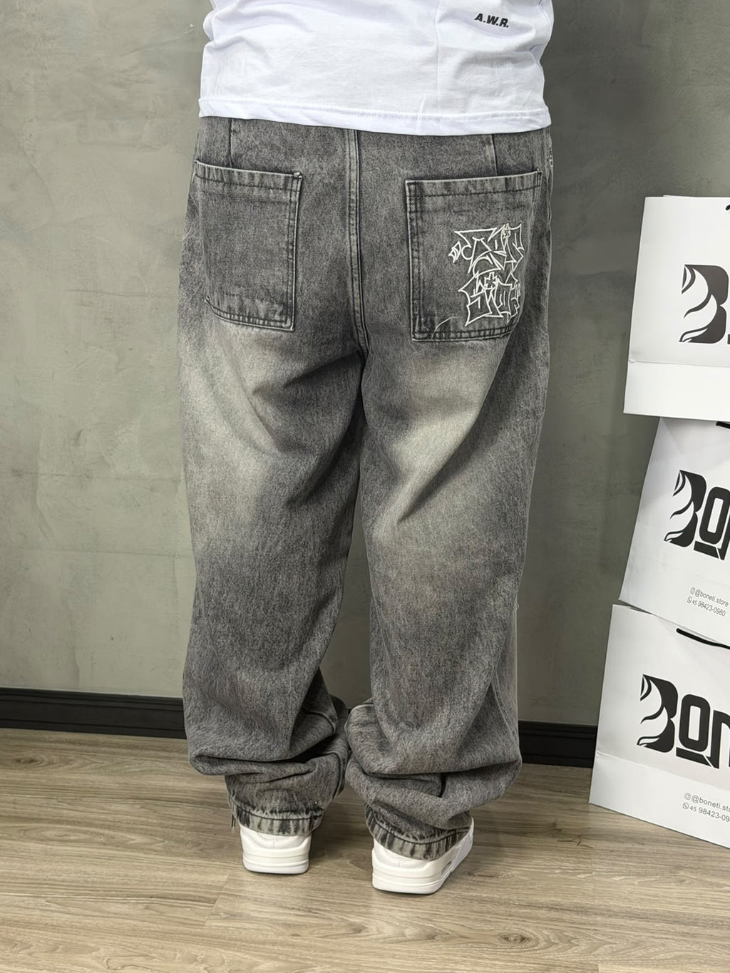CALÇA JEANS RETA ESTONADO TRIPSIDE - 099