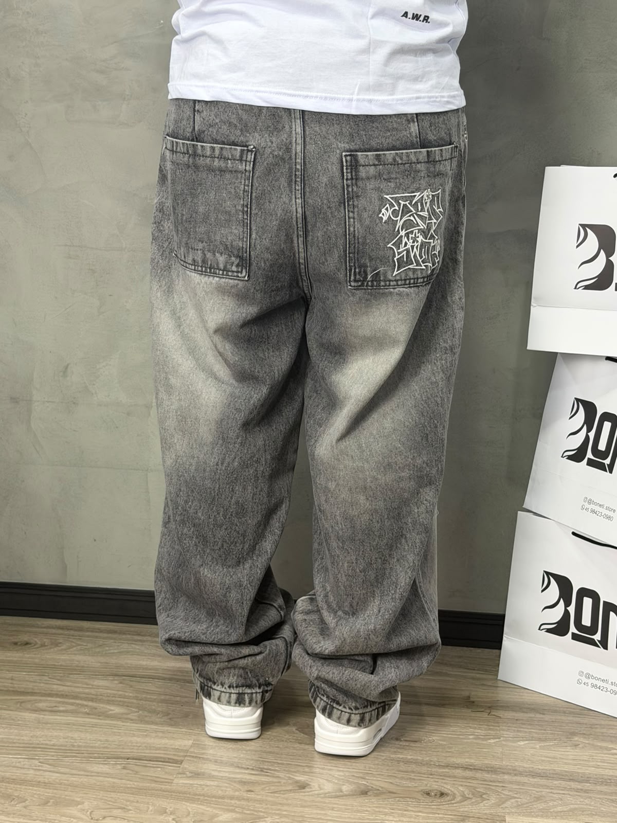 CALÇA JEANS RETA ESTONADO TRIPSIDE - 099