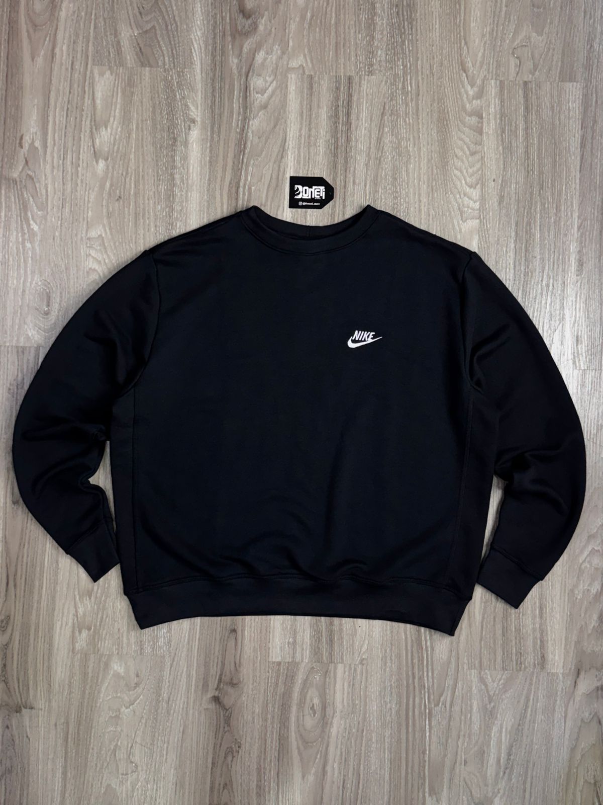 MOLETOM CARECA NK CLUB  - PRETO