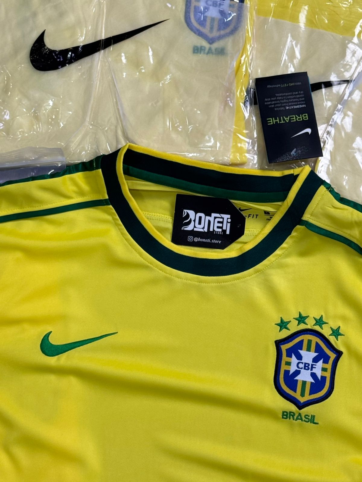 CAMISA RETRÔ SELEÇÃO BR 1998 - AMARELA