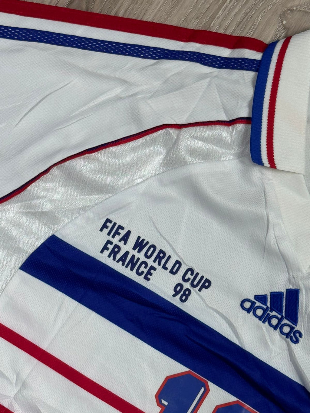 CAMISA RETRÔ FRANÇA WORLD CUP 98 ZIDANE