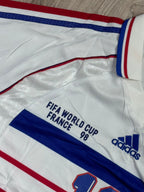CAMISA RETRÔ FRANÇA WORLD CUP 98 ZIDANE