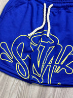 CONJUNTO SYNA WORLD SUMMER - AZUL/AMARELO