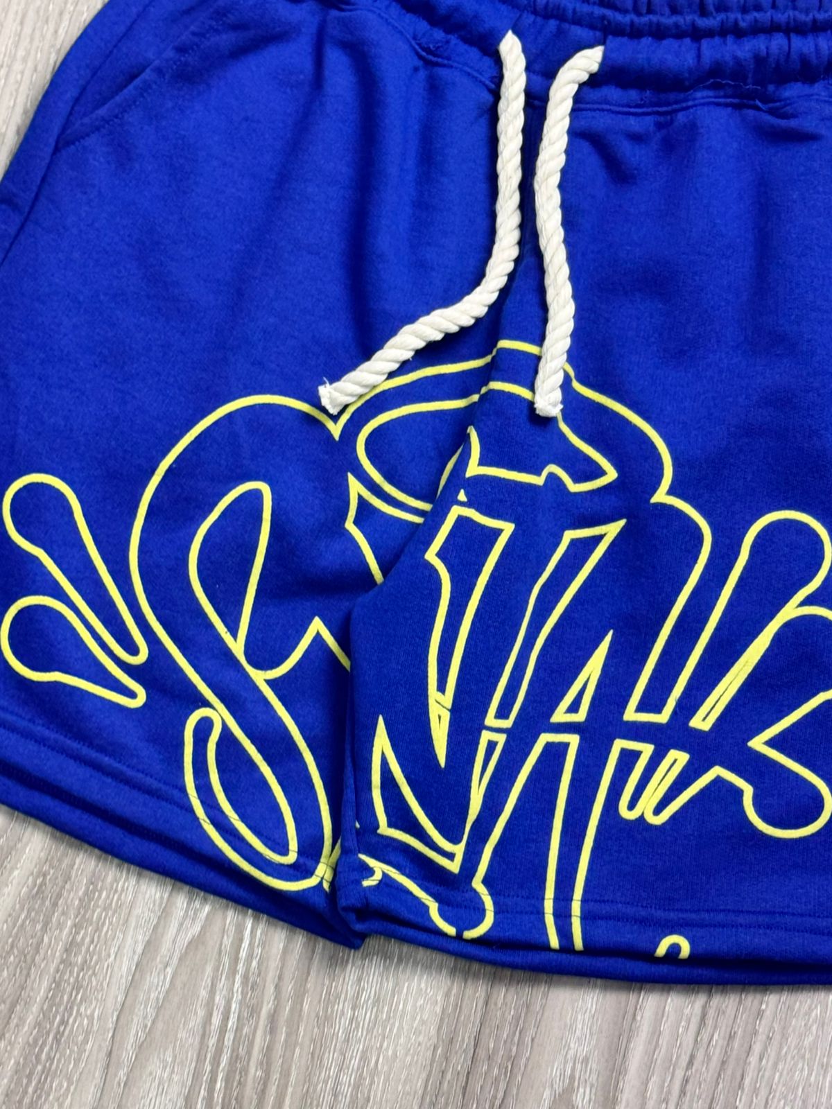 CONJUNTO SYNA WORLD SUMMER - AZUL/AMARELO