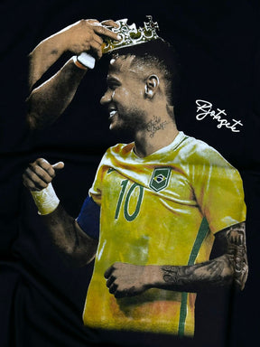 CAMISETA OVERSIZED RJ7 NEY COROA - PRETA