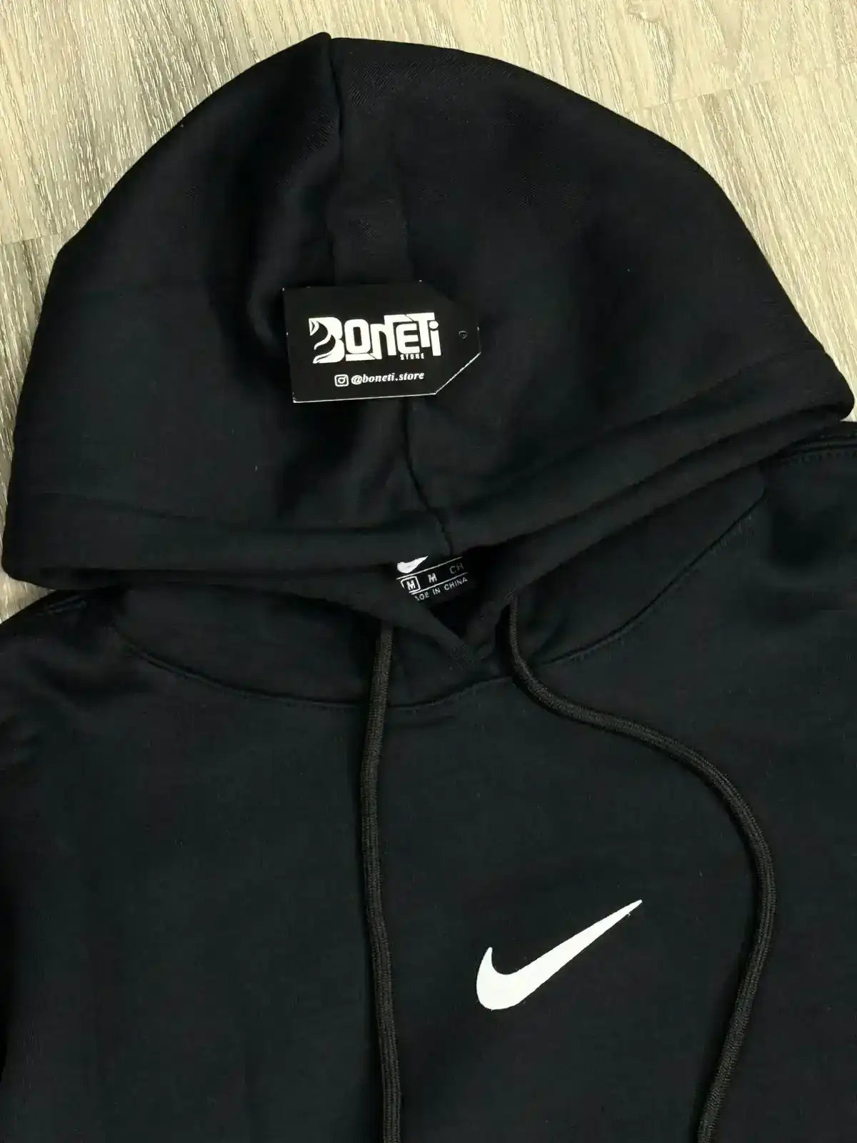 MOLETOM CANGURU NK SPORTSWEAR - PRETO