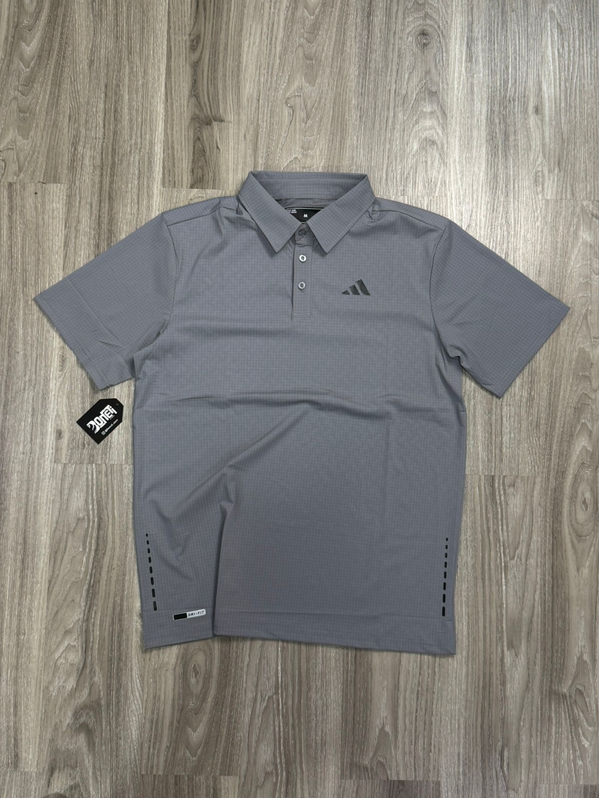CAMISA POLO DRI-FIT ADD TENNIS - CINZA