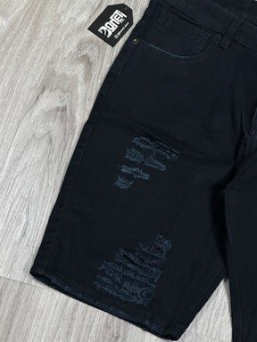 SHORTS JEANS CREED - PRETO