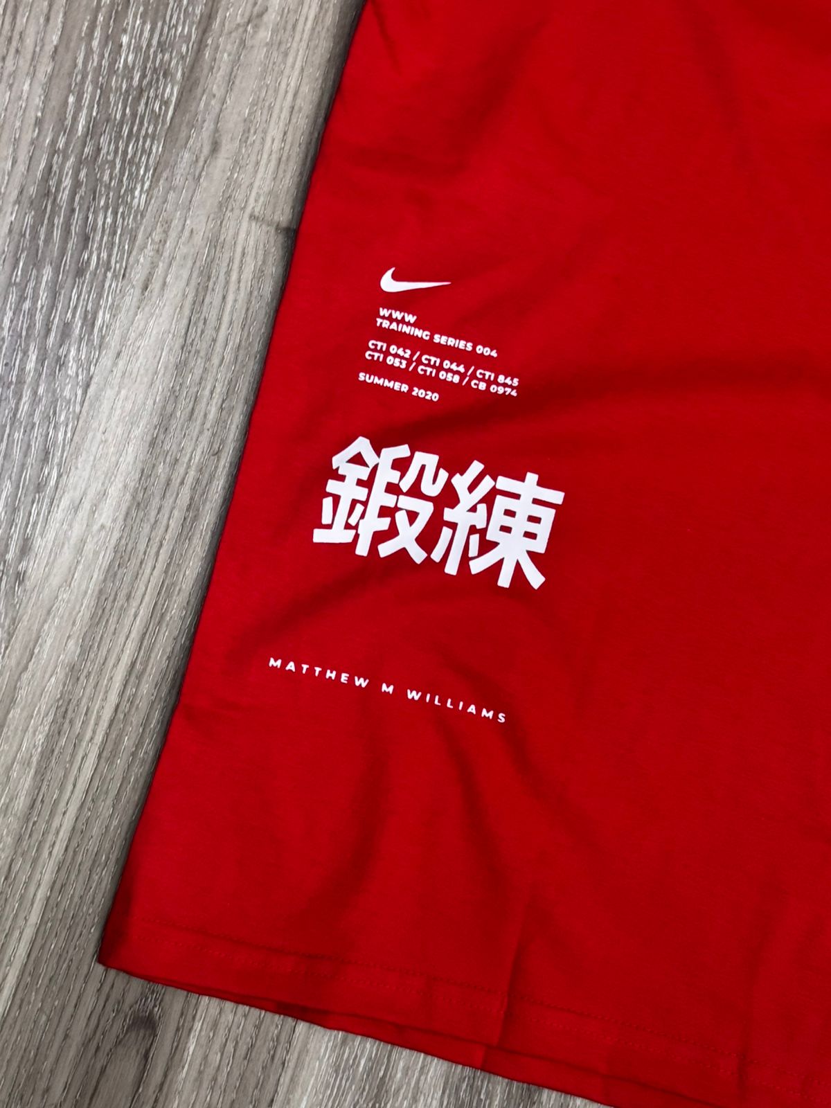 CAMISETA NK X MMW - VERMELHA