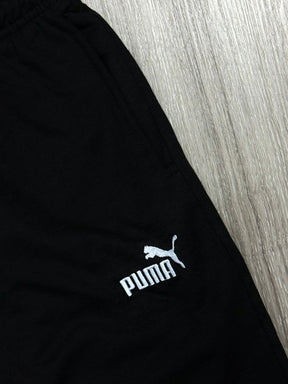 SHORTS MOLETOM PM MINI LOGO - PRETO