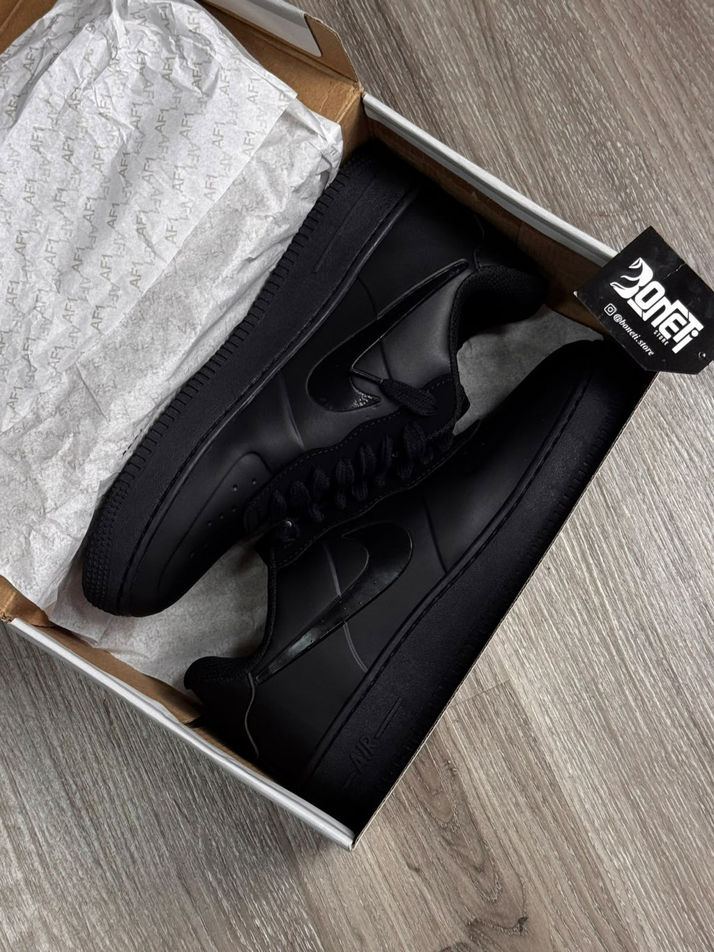 TÊNIS NK FORCE 1 - TRIPLE BLACK SHINE