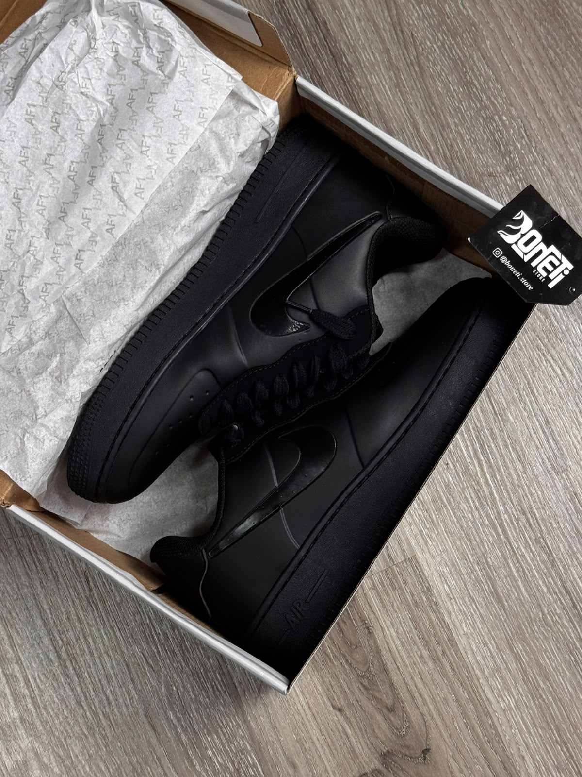 TÊNIS NK FORCE 1 - TRIPLE BLACK SHINE