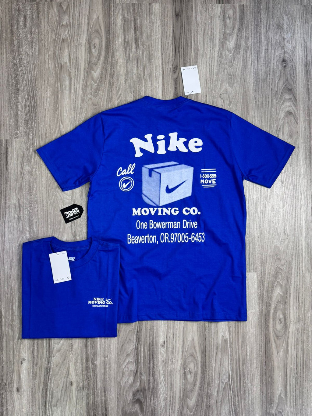 CAMISETA NK MOVING CO - AZUL ROYAL