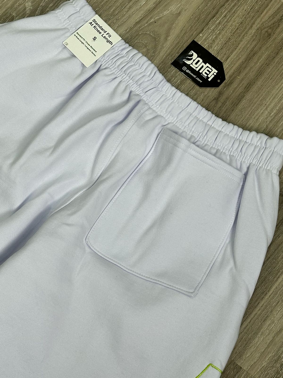 SHORTS MOLETOM NK COLOR - BRANCO