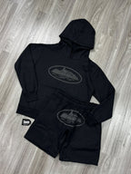 CONJUNTO CORTEIZ MOLETOM ISLAND - BLACK GREY