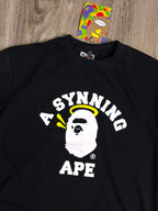 CAMISETA BAPE X SPOTIFY X SYNA - PRETA