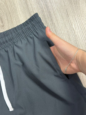 SHORTS TACTEL NK CLUB BORDADO - CHUMBO