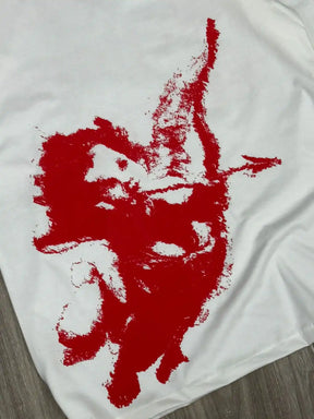 CAMISETA OVERSIZED OPLAN CUPID - OFF RED