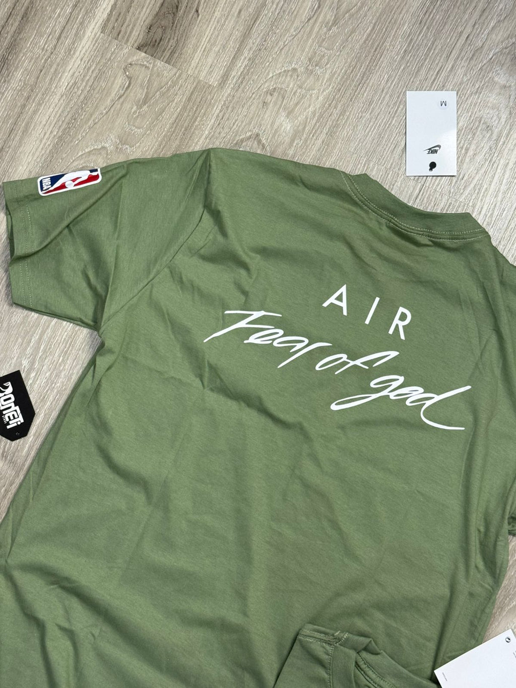 CAMISETA NK FEAR OF GOD - VERDE MUSGO