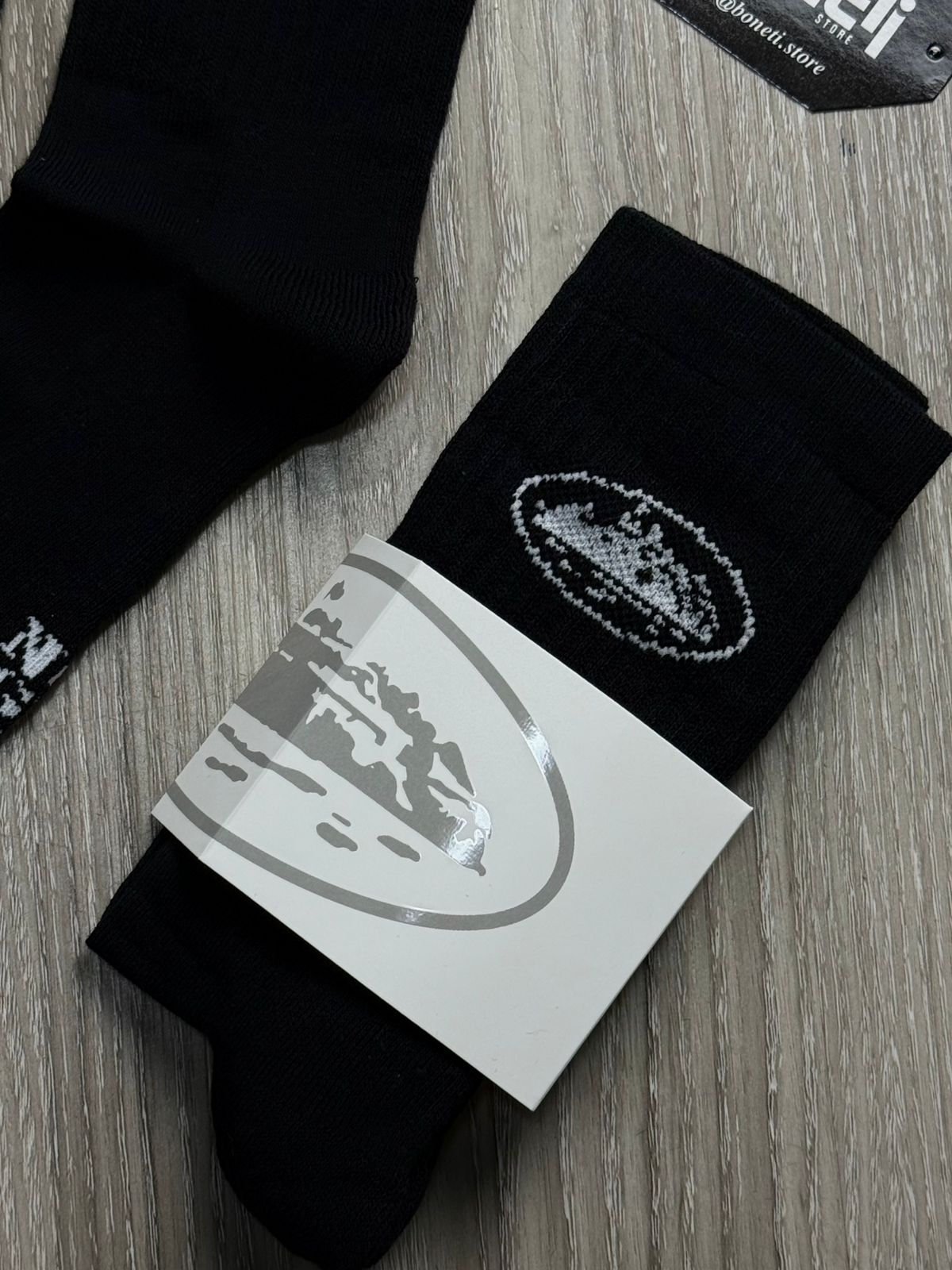 MEIA CANO ALTO CORTEIZ - PRETA