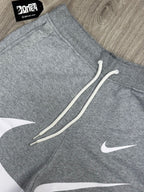 SHORTS MOLETOM NK MINI WITH BIG SWOOSH - CINZA
