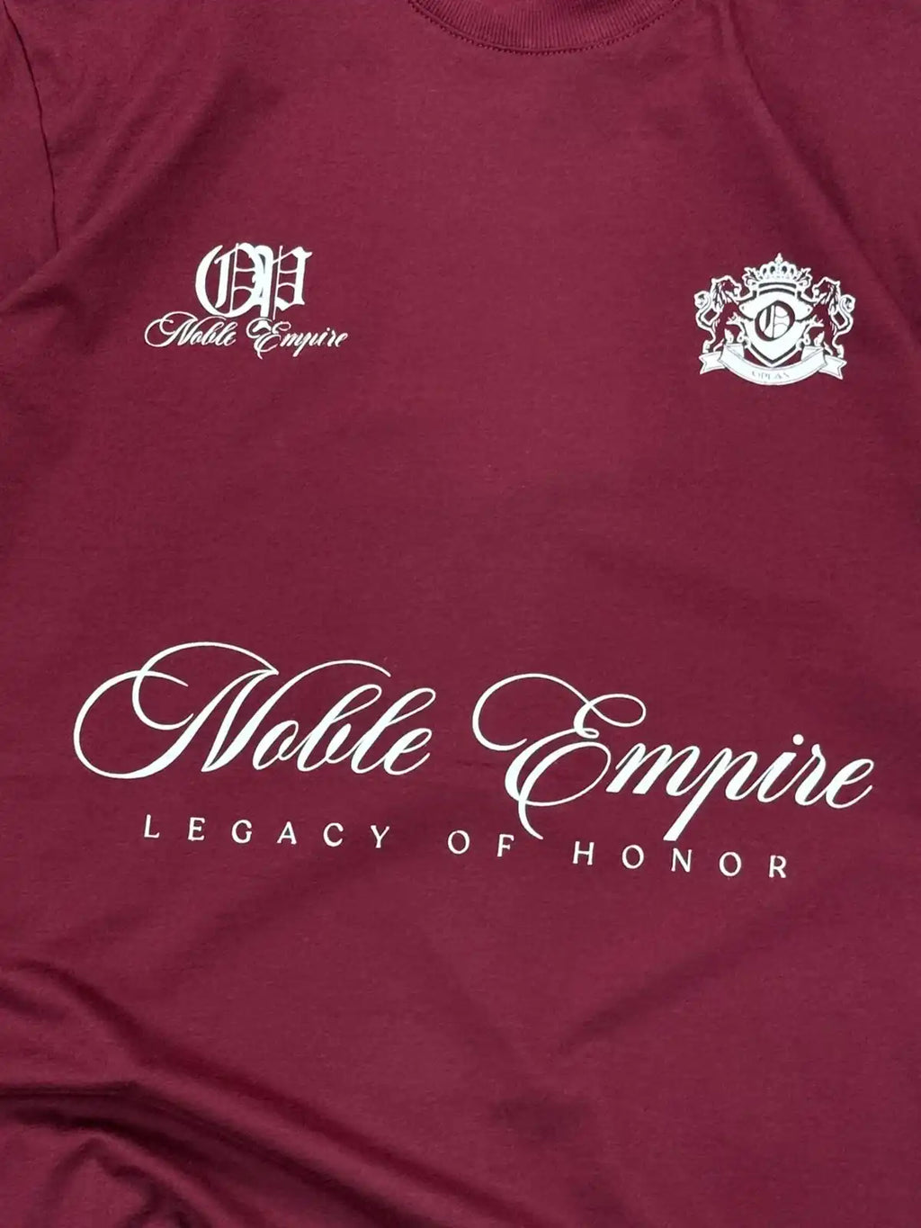CAMISETA OVERSIZED OPLAN LEGACY - VINHO