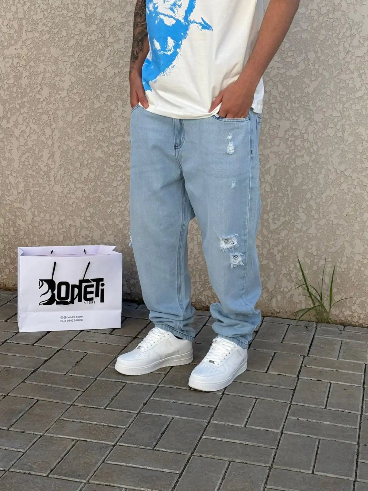 CALÇA JEANS CLARA RETA CREED
