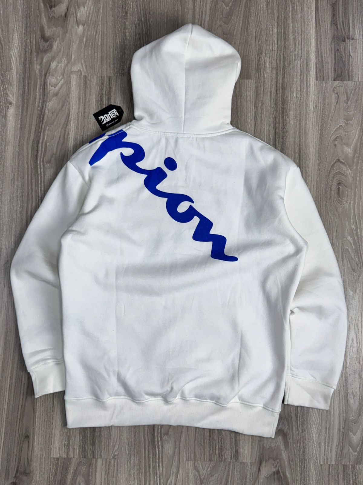 MOLETOM CANGURU CHAMPION BIG LOGO - OFFWHITE