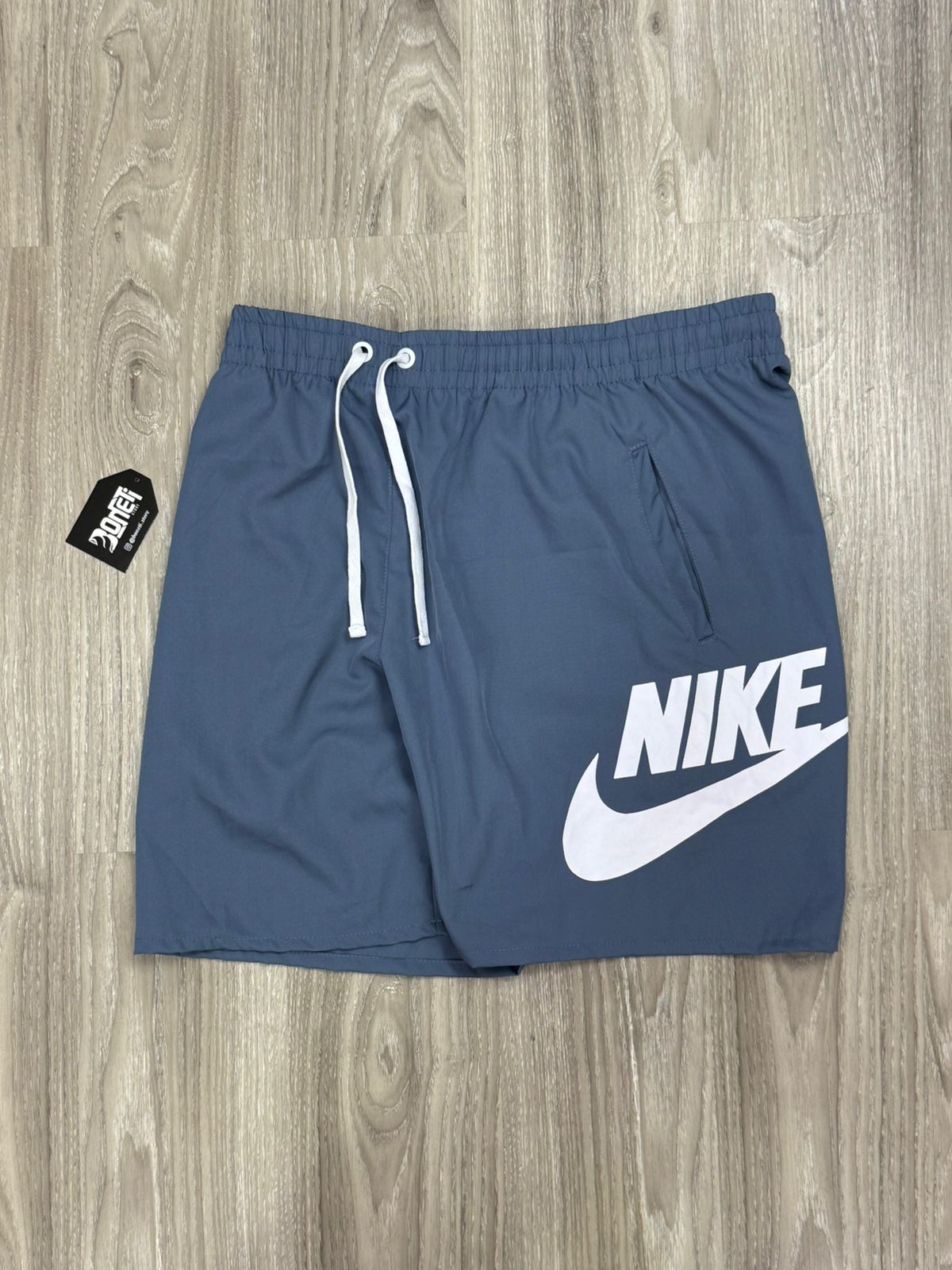 SHORTS TACTEL NK ICON - AZUL PETRÓLEO