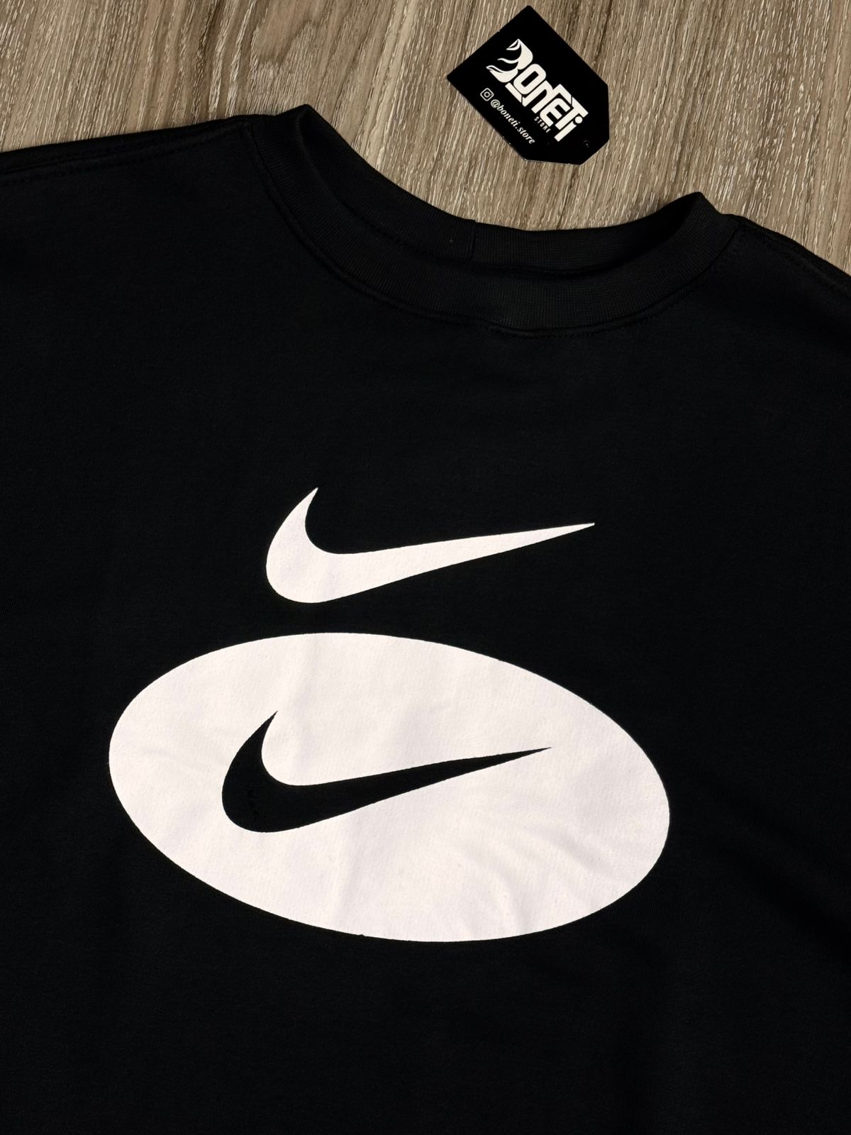 MOLETOM CARECA NK SWOOSH LEAGUE - PRETO