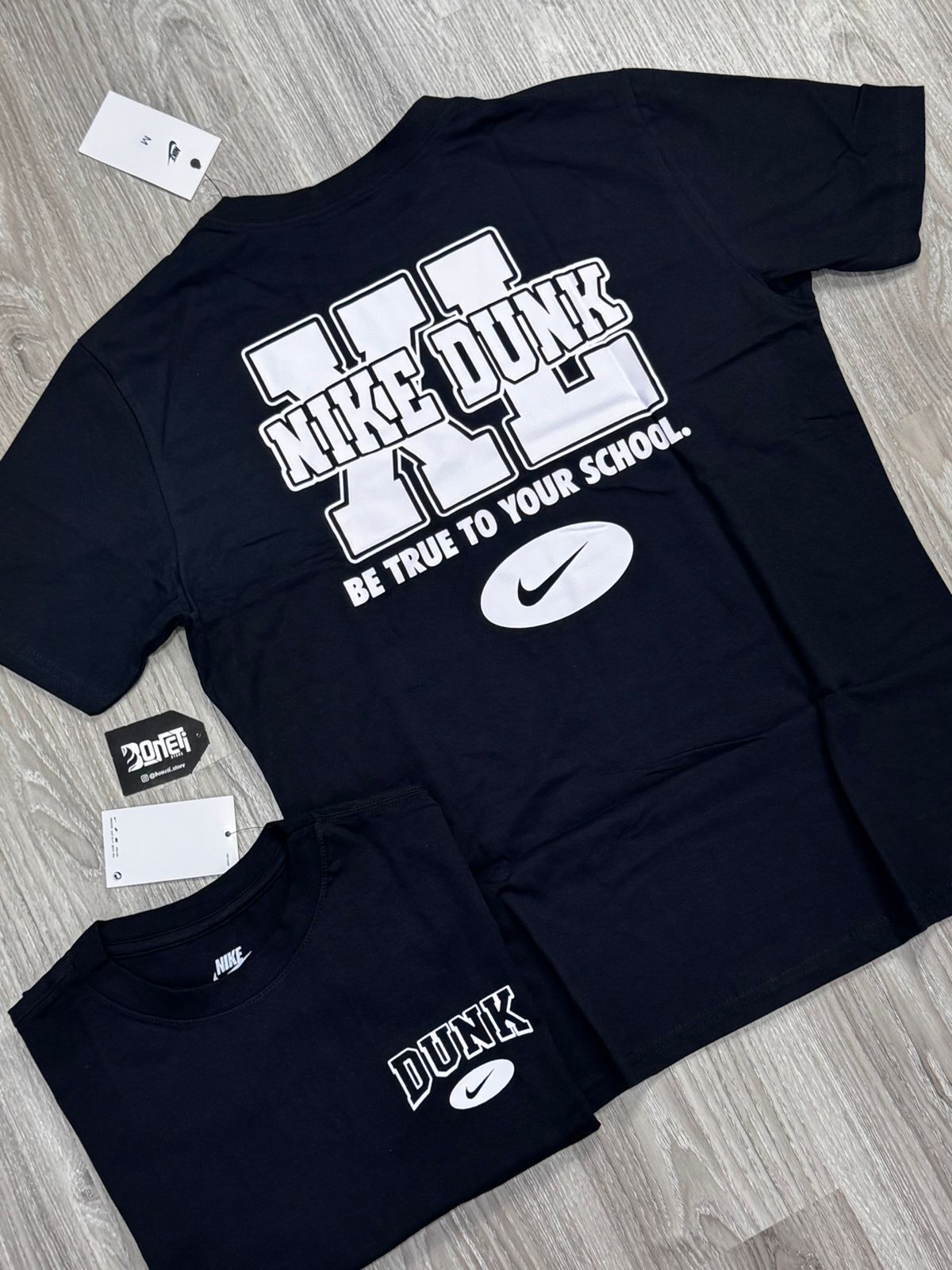 CAMISETA NK DUNK - PRETA
