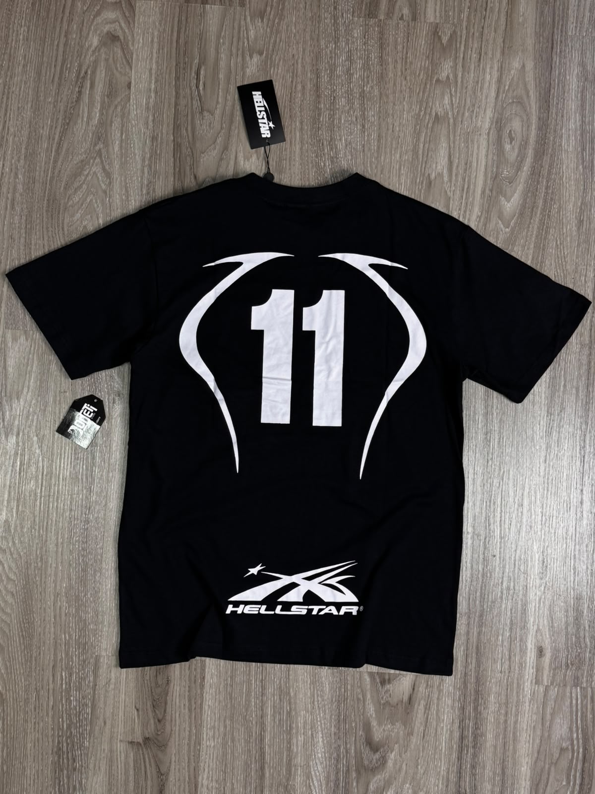 CAMISETA HELLSTAR WARM UP - PRETA