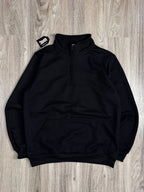 MOLETOM GOLA ALTA ZIP Z.A - PRETO