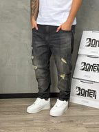 CALÇA JEANS SKINNY RASGO CITY DENIM - 6528