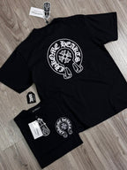 CAMISETA CHROME HEARTS LOGO CLASSIC - PRETA