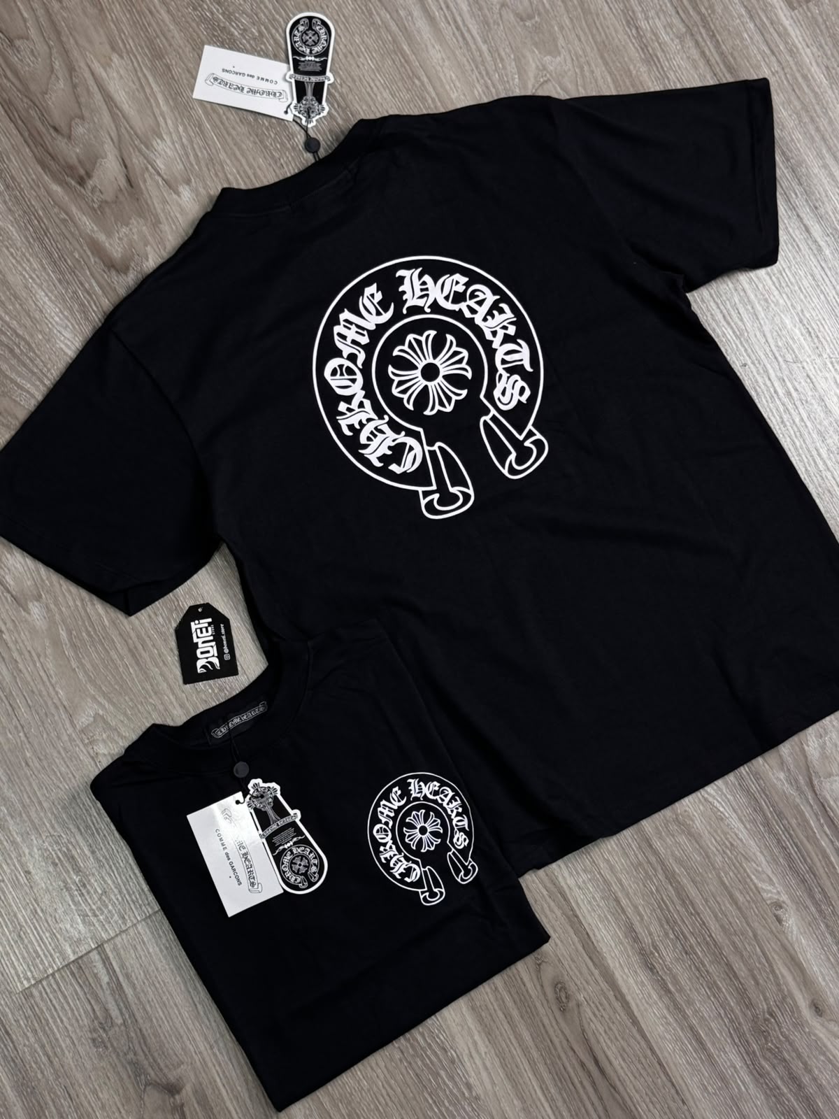 CAMISETA CHROME HEARTS LOGO CLASSIC - PRETA