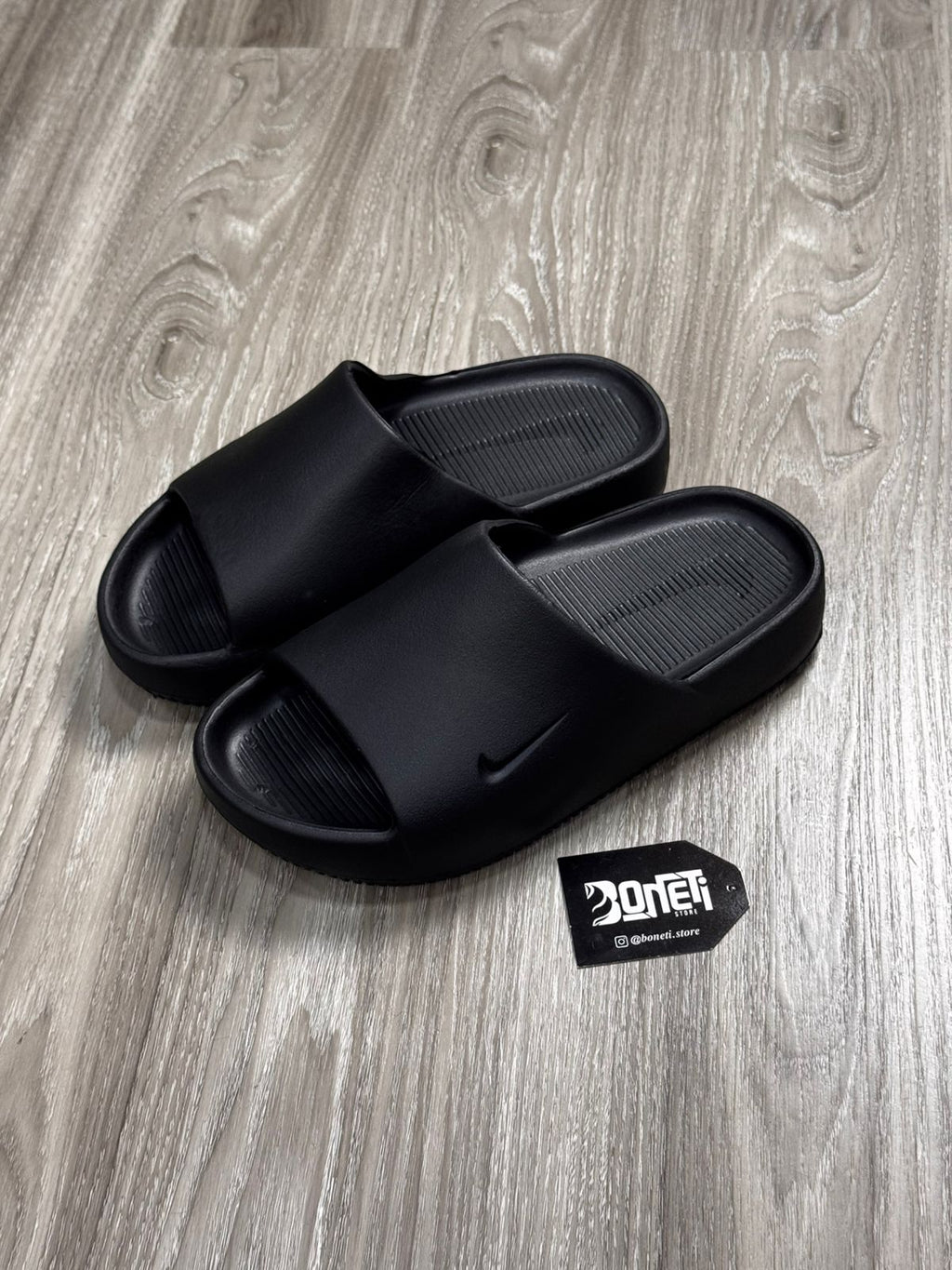 CHINELO SLIDE NK CALM - PRETO