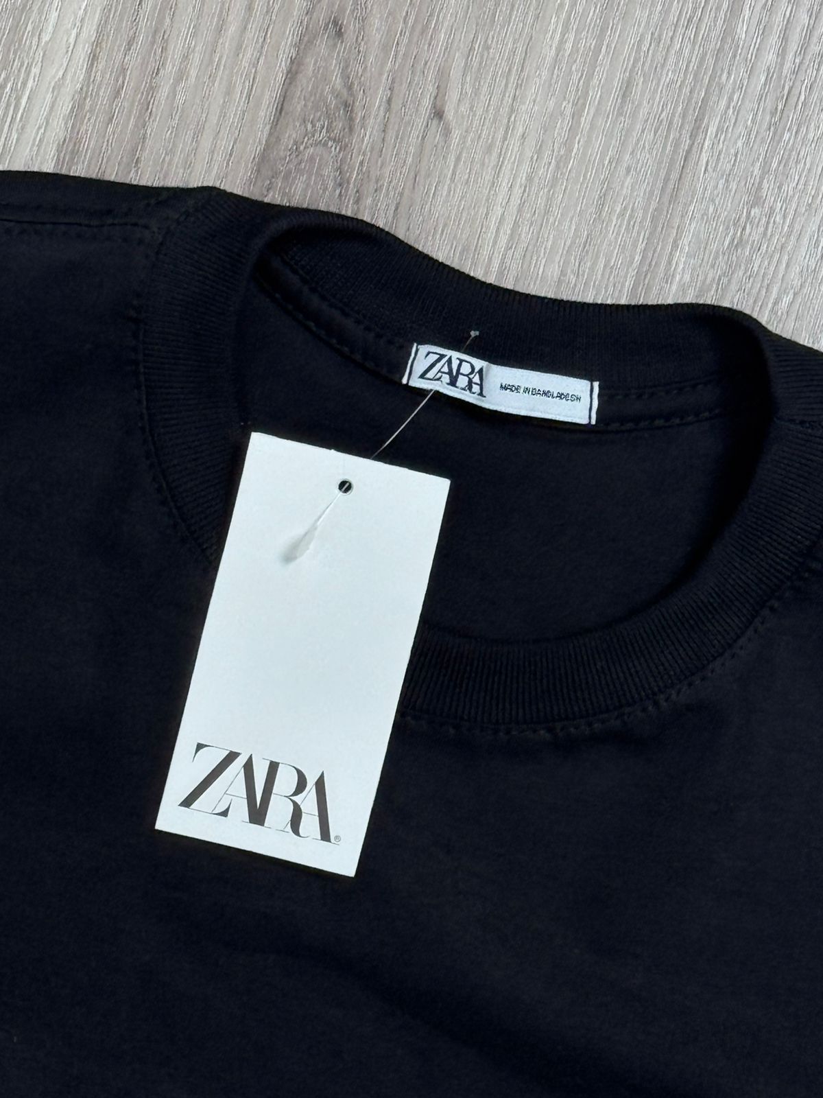 CAMISETA SLIM BASIC Z.A - PRETA