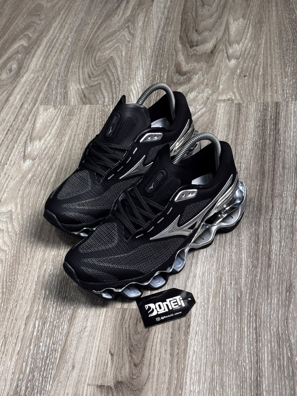 TÊNIS MZN WAVE PROPHECY 15 - BLACK METALLIC