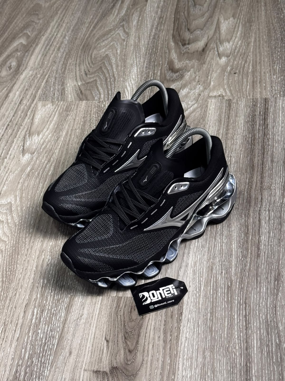 TÊNIS MZN WAVE PROPHECY 15 - BLACK METALLIC