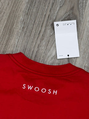 CAMISETA NK SWOOSH + JUST DO IT 25 - VERMELHA