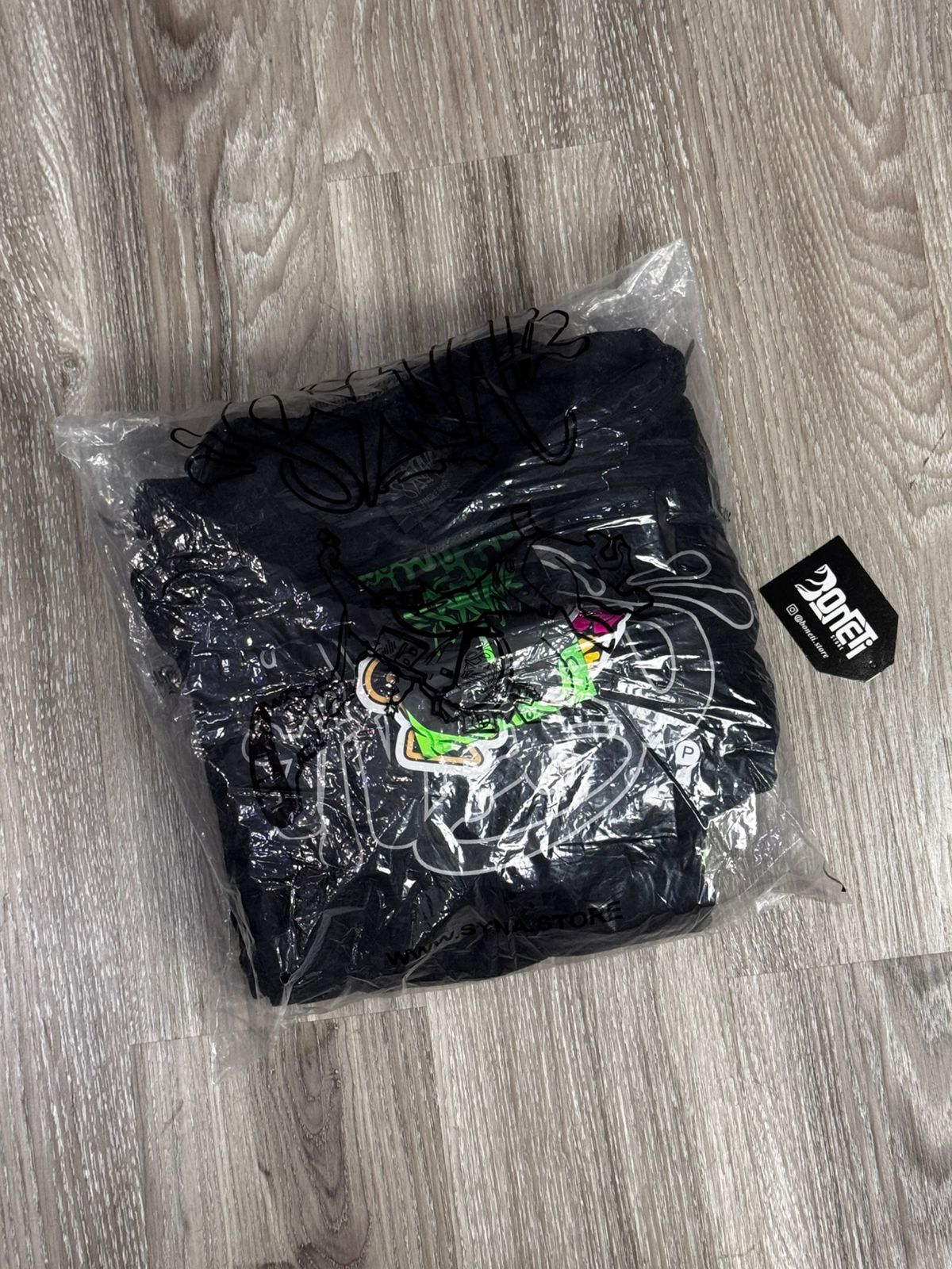 CONJUNTO SYNA WORLD WINTER MOLETOM - BLACK GREY