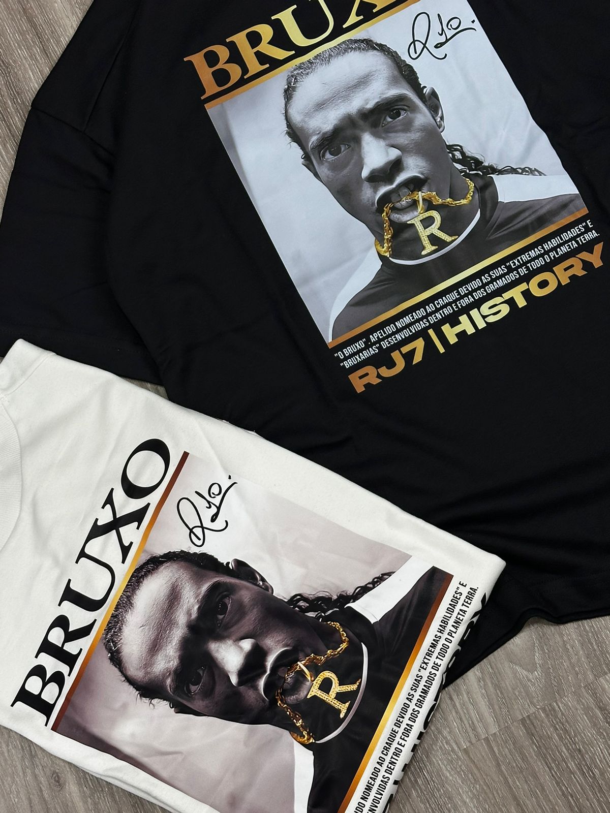 CAMISETA OVERSIZED RJ7 BRUXO MEDALHA