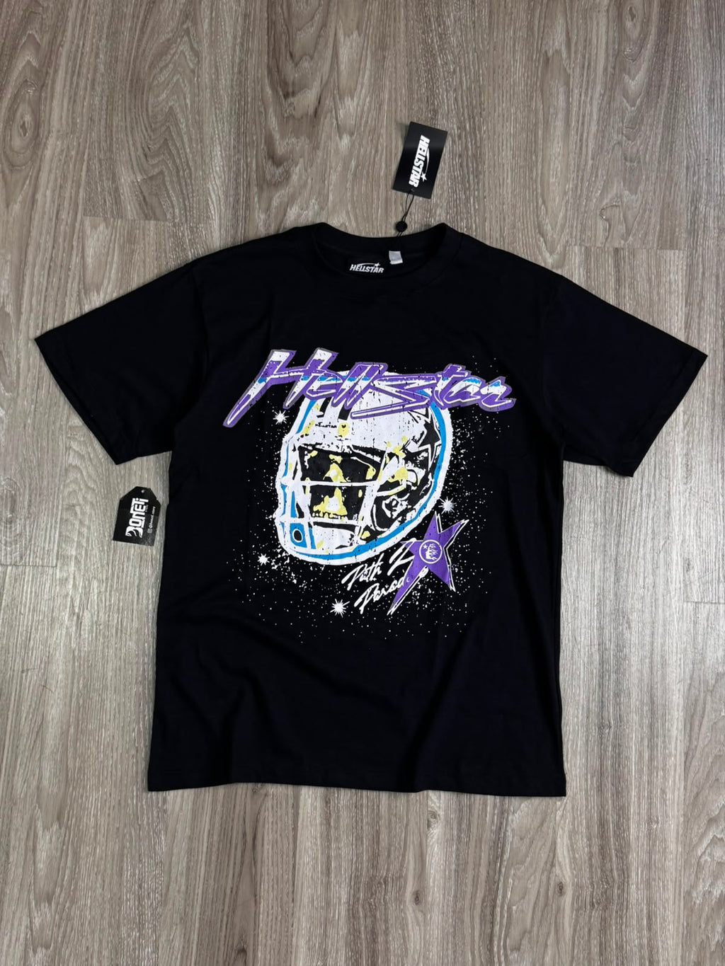 CAMISETA HELLSTAR PARADISE FOOTBALL - PRETA