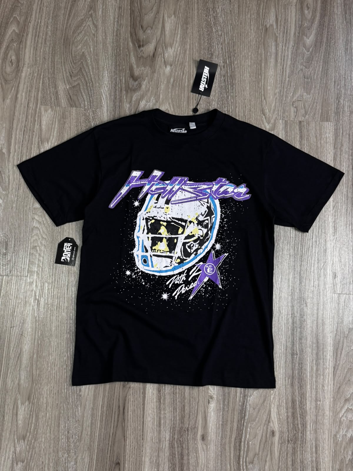 CAMISETA HELLSTAR PARADISE FOOTBALL - PRETA